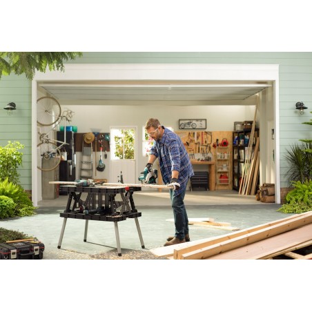 Kadax Keter Werkstatt- und Arbeitstisch, klappbar