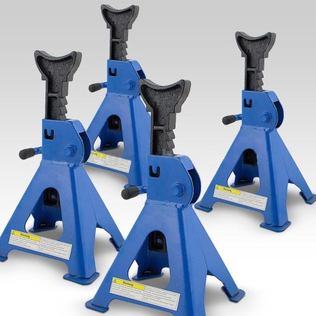 Bituxx Set mit 4 Unterlegkeilen für PKW, 3 t, robustes Set von BITUXX