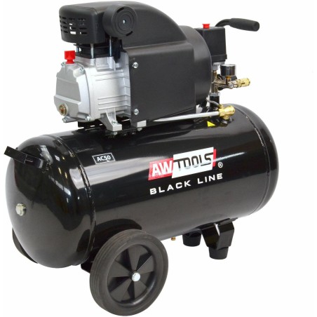 AWTOOLS Kompressor AC50 50 l 2,0 PS BLACK LINE