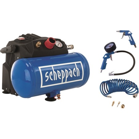 Scheppach-Kompressor Scheppach HC06 6 l + Zubehörset