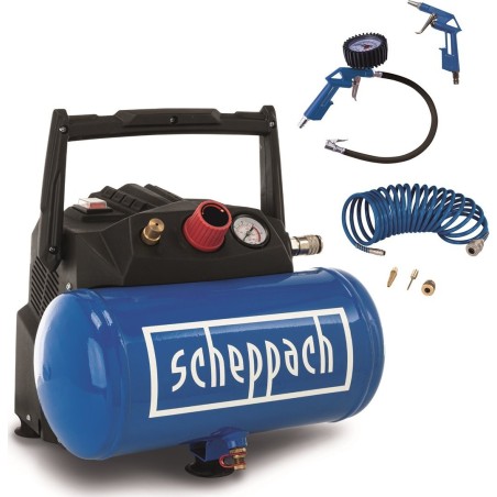 Scheppach-Kompressor Scheppach HC06 6 l + Zubehörset