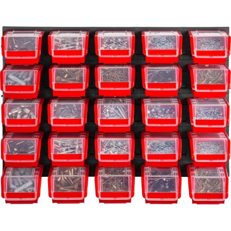 Kadax KADAX Werkzeugtafel Wandtafel 58 x 39 cm, 25 Fächer