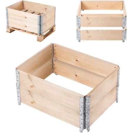 Kadax KADAX Palettenaufsatz 600x800x200, 1. Wahl, 2er-Pack