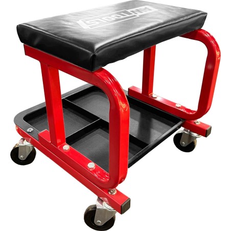 AWTOOLS Werkstattstuhl mit Ablage