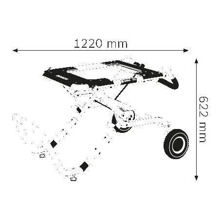 Bosch Rolltisch GTA 60 W (0601B12000)