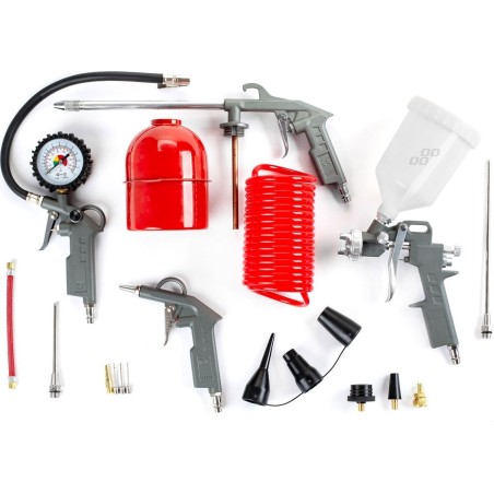AMiO 18-teiliges Set mit Druckluftzubehör pt-07 amio-02625