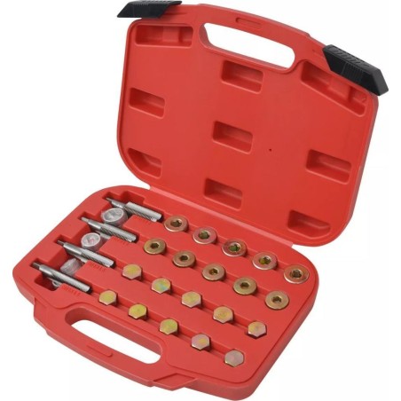 vidaXL Reparaturset für Ölverschlussschrauben, 63-teilig