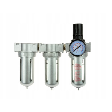 Luftfilter, dreifacher Lackentfeuchter + Druckminderer BIG (10)