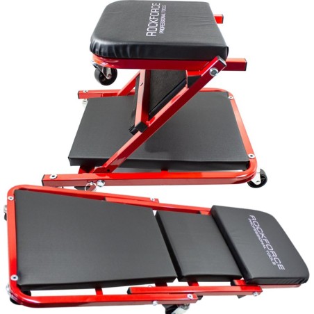 Rockforce Beweglicher Reparatur-Liegestuhl – 6 Rollen