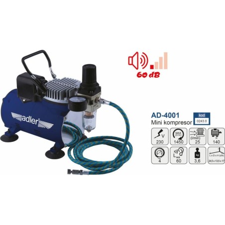 Adler-Kompressor MAR0243.0 4 bar Keine Angaben L (0243.0)