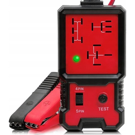 SKLEPLEDY Tester für Kfz-Relais, 4/5-polig, 12 V