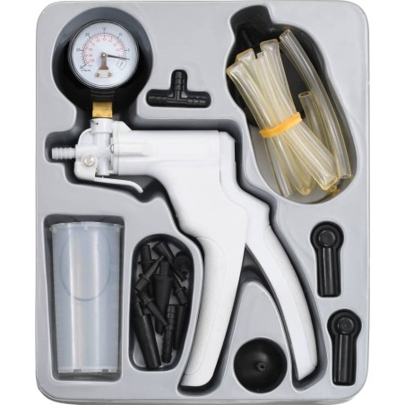 vidaXL Bremsenentlüftungsset und Vakuumpumpe (210566)