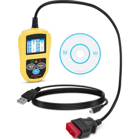 MSW Diagnosescanner für Fahrzeuge OBD2 8–18 V VIN / ID / CVN / PCM / ECU Diagnosescanner für Fahrzeuge O