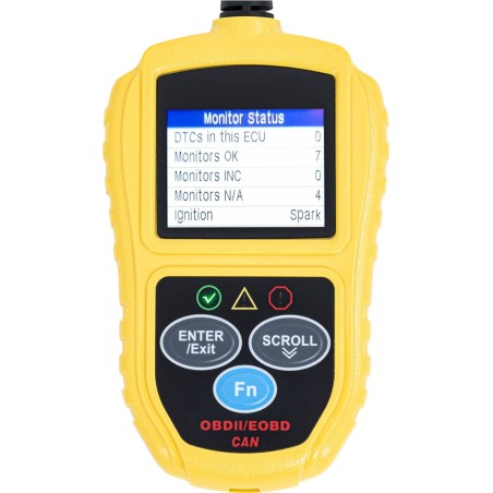 MSW Diagnosescanner für Fahrzeuge OBD2 8–18 V VIN / ID / CVN / PCM / ECU Diagnosescanner für Fahrzeuge O