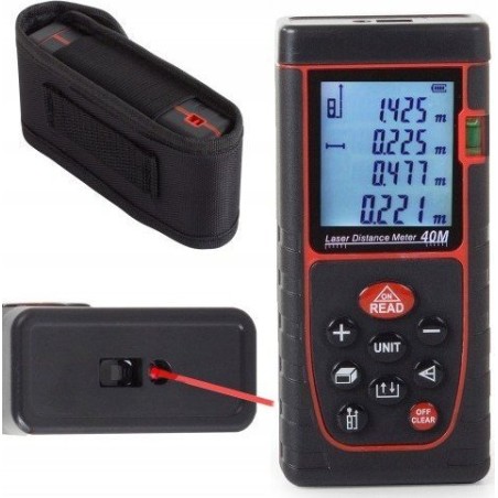 Verk Laser-Entfernungsmesser, digital, 40 m, universell