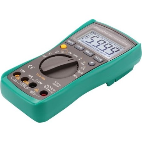 Digitales Multimeter, TRMS, NCV, 1000/750 V AC/DC, 10 A, CAT III, 60 MΩ, 999,9 μF, 20 MHz, mit erweiterten Messfunktionen,