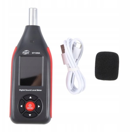 Dekibel-Messgerät, Schallpegelmesser, Messgerät für Schallintensität, Lärm und Lautstärke 30–130 dB