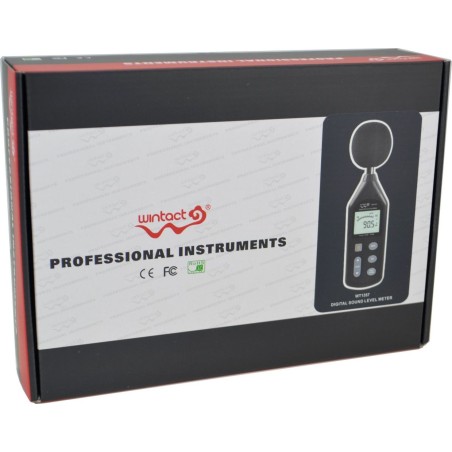 Wintact Schallpegelmesser, Dezibelmesser WT1357, universell einsetzbar