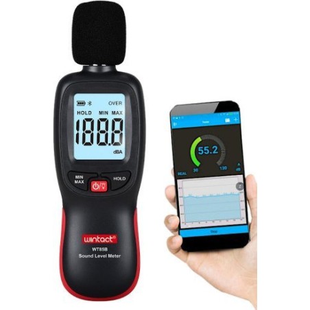 Wintact Schallpegelmesser Sonometer WT85B Bluetooth
