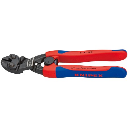 Knipex Gelenk-Drahtschneidezange CoBolt, gebogen, 200 mm (7122200)