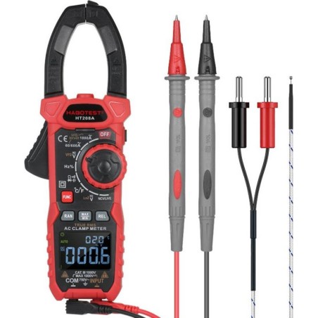 Habotest Digitales Stromzangenmessgerät Habotest HT208A