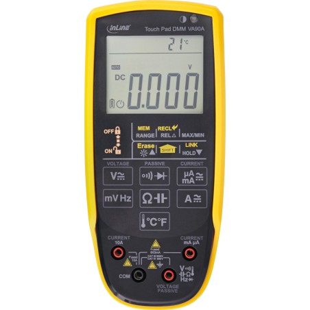 InLine InLine® Multimeter mit Touchpad und beleuchtetem Display, CAT III / CAT IV