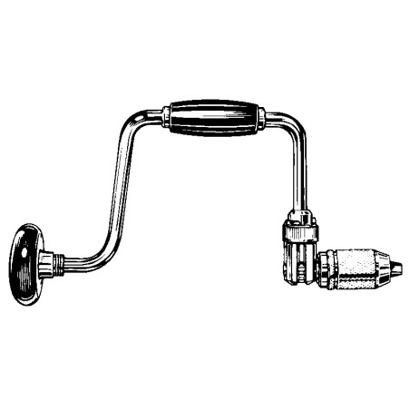 Stanley Handbohrmaschine mit Ratschenmechanismus, 250 mm (1-02-715)