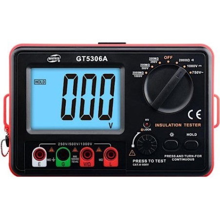 Kyoritsu Isolationswiderstandsmessgerät RCD AC/DC mit LCD-Anzeige