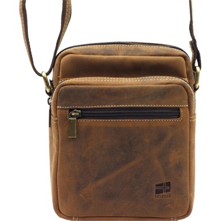 Nordee Herren-Gürteltasche aus Naturleder Nordee MSD-03 GM01 NoSize