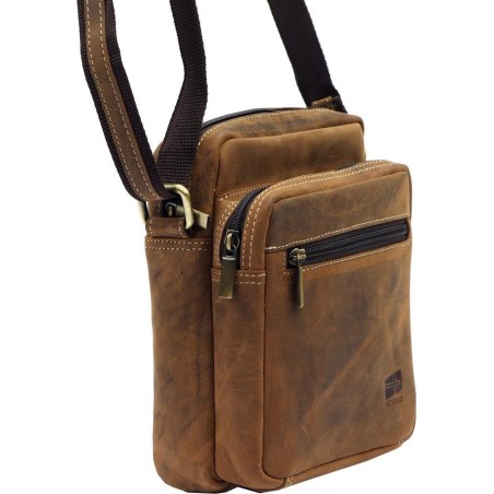 Nordee Herren-Gürteltasche aus Naturleder Nordee MSD-03 GM01 NoSize