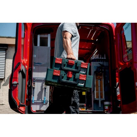Metabo Metabo metaBOX 145 (626883000) stapelbares Werkzeugkoffersystem 396 x 296 x 145 mm, solo – ohne Inneneinlage