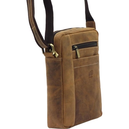 Nordee Herren-Gürteltasche aus Naturleder Nordee MSD-03 GM08 NoSize
