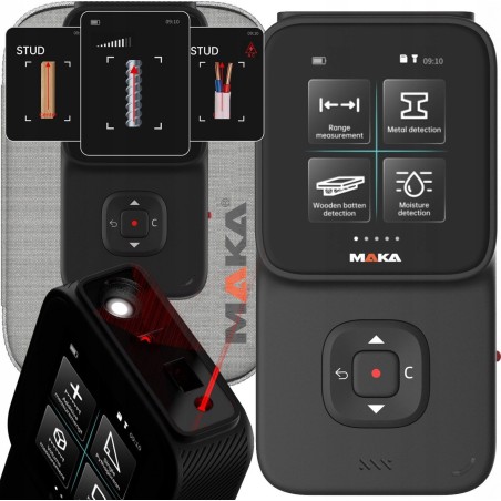 Mileseey MAKA MK2301 Multimeter – Leitungs- und Kabelsucher in der Wand, Kreuzlaser, Entfernungsmesser