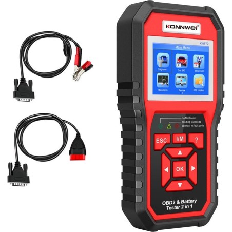 Konnwei Diagnosegerät, OBD2-Scanner, Batterietester Konnwei KW870