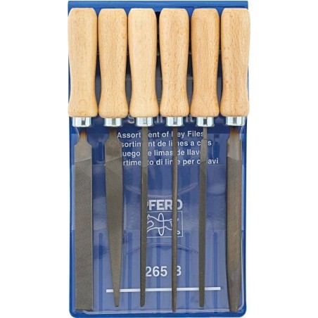 Pferd Feilen- und Schleifscheibensatz 11706100, 100 mm, 2-fach geschliffen, 6-teilig, PFERD