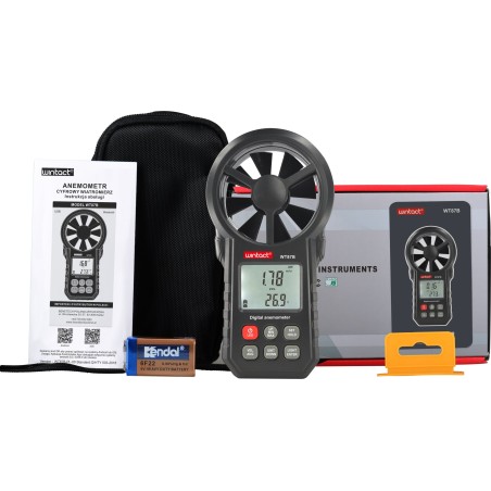 ANEMOMETER WINDMESSER WINDGESCHWINDIGKEITSMESSER TEMP LÜFTGESCHWINDIGKEITSMESSUNG BT APP