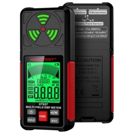 . Funkmessgerät Habotest 200uT 2000 V/m 100 mW