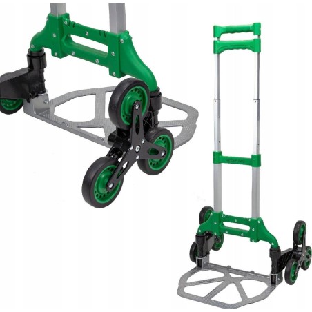 Rockforce Werkzeugwagen – Zusammenklappbarer Plattformwagen mit Teleskopgriff – Tragkraft: 80 kg