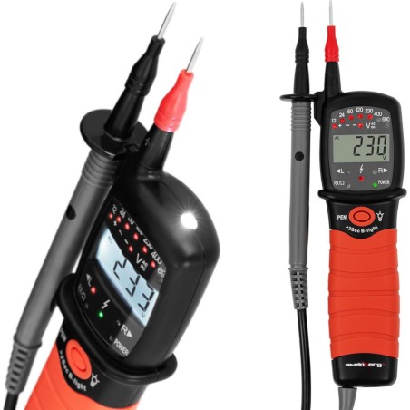 Steinberg AC/DC-Spannungsmessgerät, Messbereich 12 V – 690 V, LCD AC/DC-Spannungsmessgerät, Messbereich 12–690 V, LCD