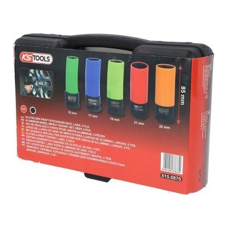 5-teiliges Impact-Schraubendreher-Set von KS TOOLS, 1/2"