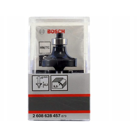 Rundfräser 6 mm, R9,5 mm, D31,8 mm, L16,2