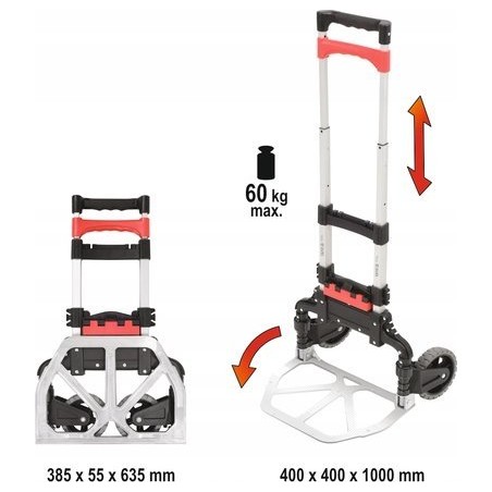 Werkzeugwagen Yato YATO KLAPPBARER LAGERWAGEN 60 kg