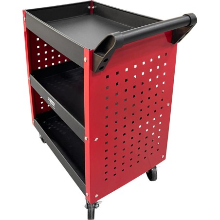 AW Metall-Werkstattwagen, 3 Ebenen + Lochblech