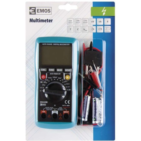 Emos Digitalmultimeter EM420B 2–600 V (M0420)