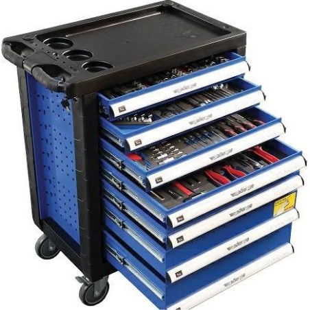Adler-Werkzeugwagen mit 7 Schubladen und Ausstattung (MAR3560.0)