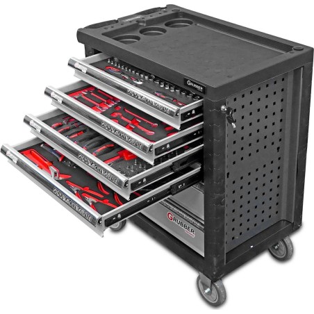 Norton-Werkzeugwagen WERKZEUGWAGEN MIT 6 SCHUBLADEN, 160 Teile, GRUBBER