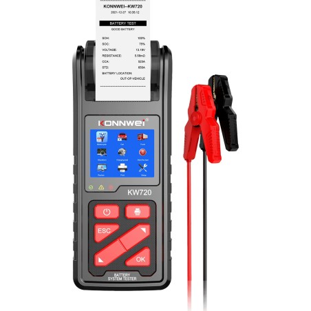 Konnwei Batteriemessgerät mit Drucker Konnwei KW720