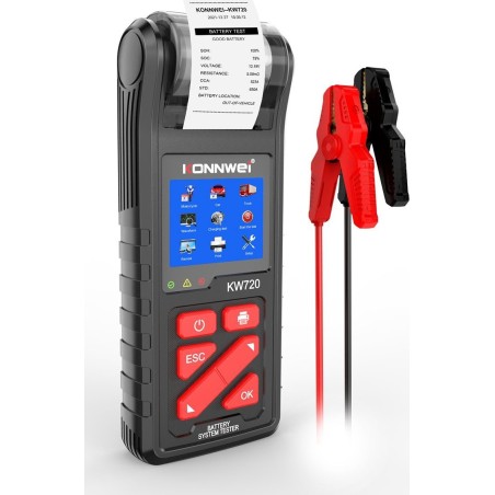 Konnwei Batteriemessgerät mit Drucker Konnwei KW720