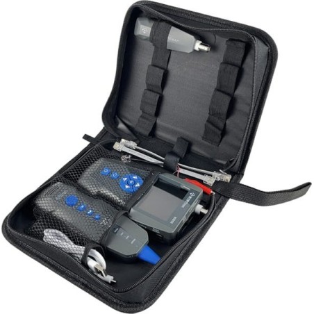 Professioneller Tester für Netzwerk- und Koaxialkabel mit TDR-Messung, PING-Test und PoE von ALANTEC