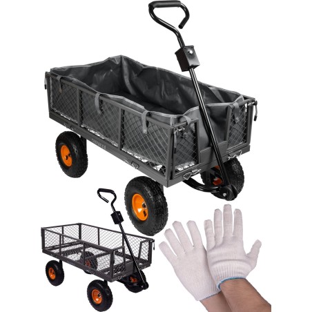 Maltec-Werkzeugwagen, Gartenwagen, Transportwagen, Anhänger, Schubkarre